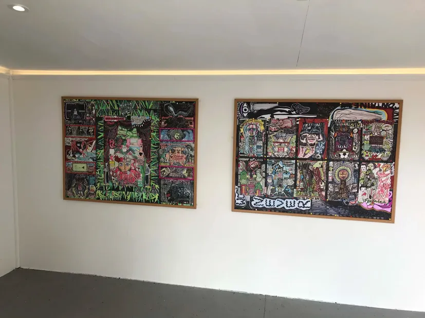 Inside the exhibition No More Small Talk by Liv Fontaine