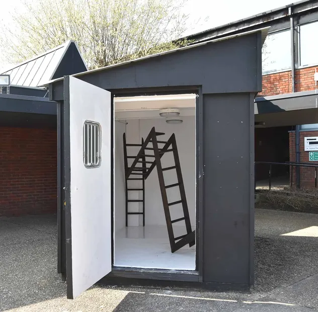 A shot from the exhibition There is always enough Space by Jeannie Driver