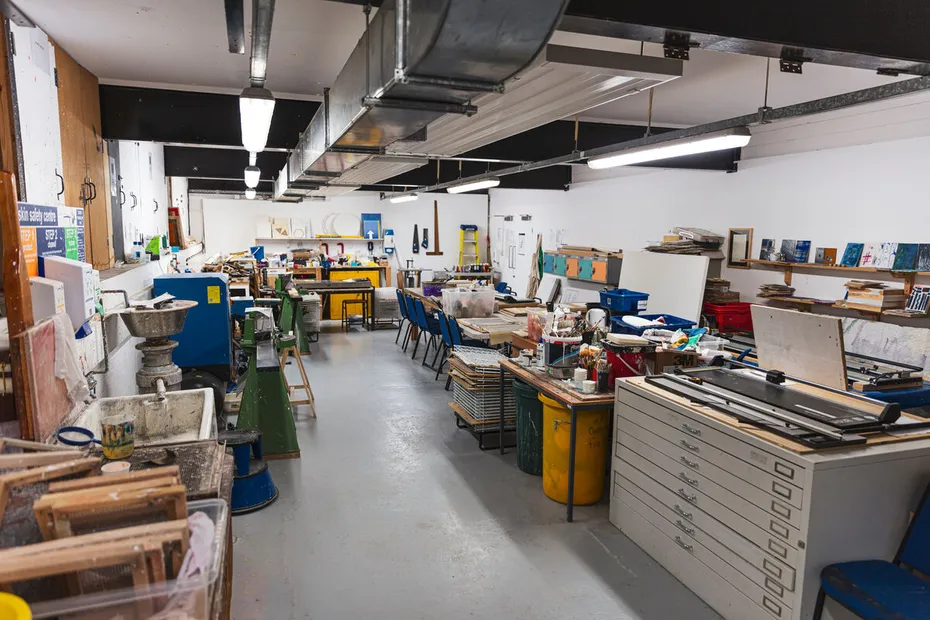 Interior of the Painting Workshop