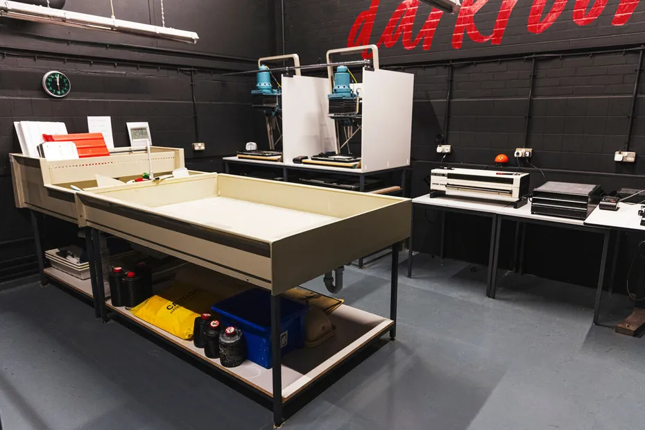 Interior of the darkrooms