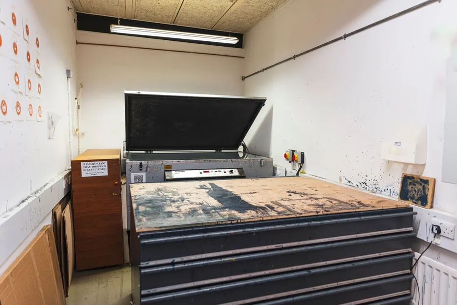 Interior of the Print Processing Room