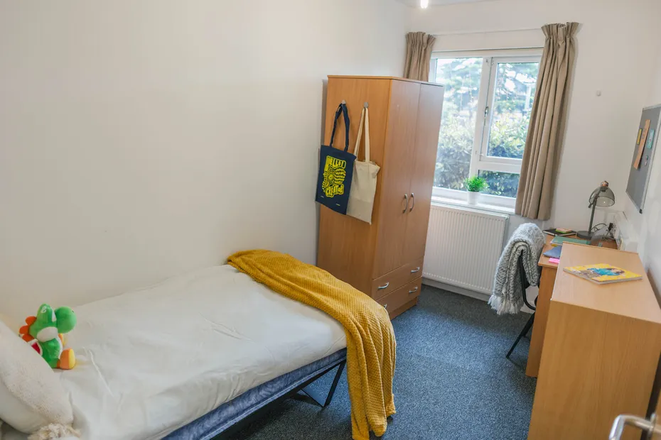 Bedroom, Wilberforce Court Accommodation, Epsom