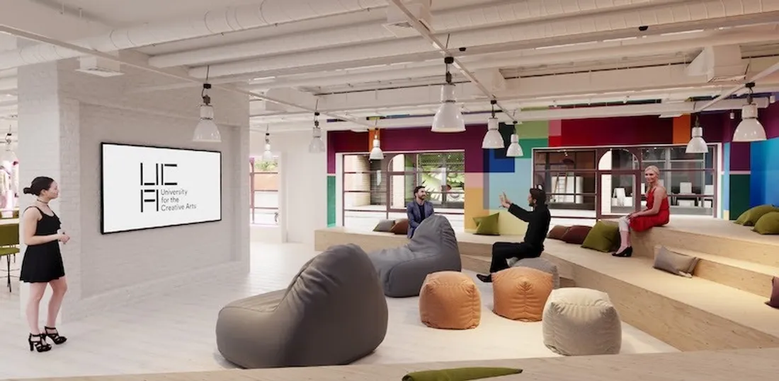 Artist's impression of the Wells Building interior (Image courtesy of Maris Interiors)