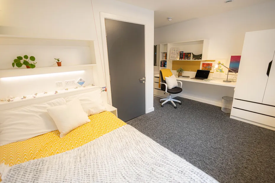 Accessible bedroom, University Walk, UCA Farnham