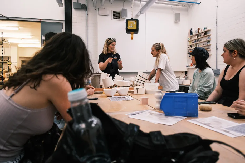 Ceramics Glaze Room, UCA Farnham