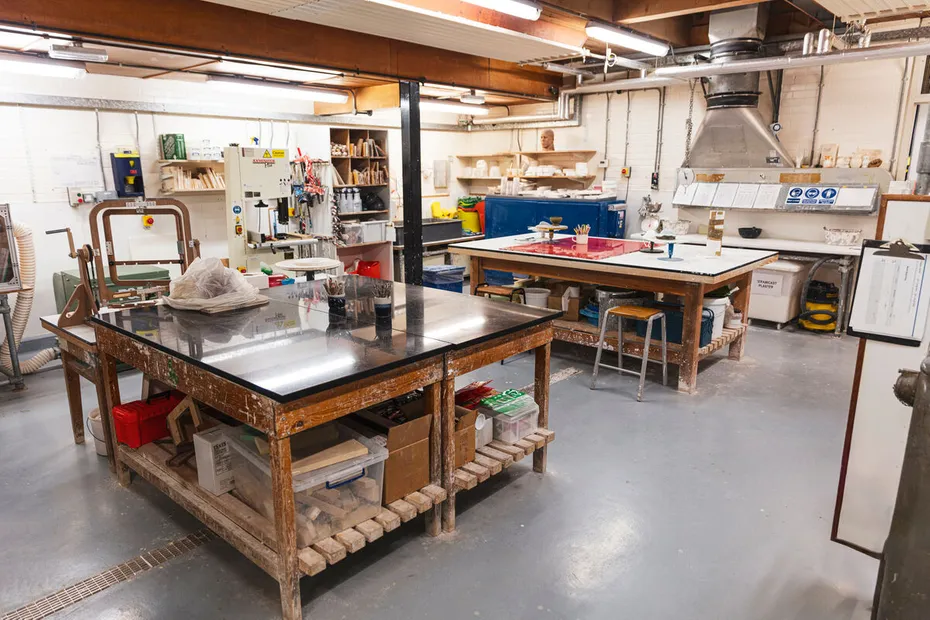 Interior of Plaster Workshop