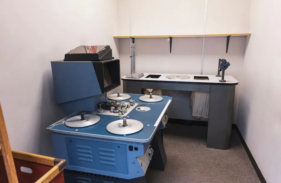 Interior of the 16mm Cutting Room
