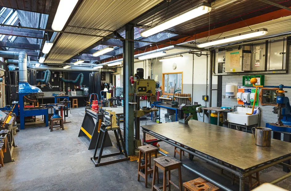 Interior of the Forge Area