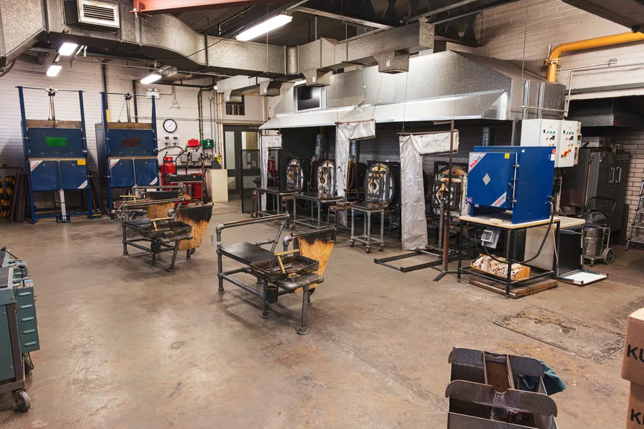 Interior of the Glass Hot Shop