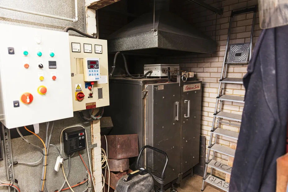 Interior of the Sandcasting Room