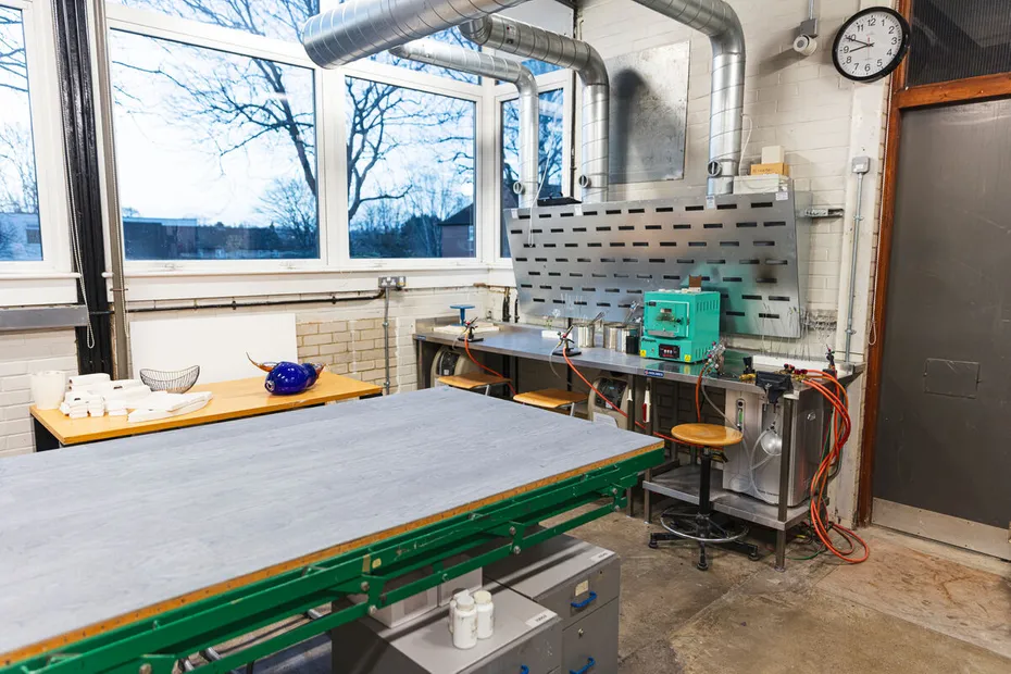 Interior of the Glass Cutting Room