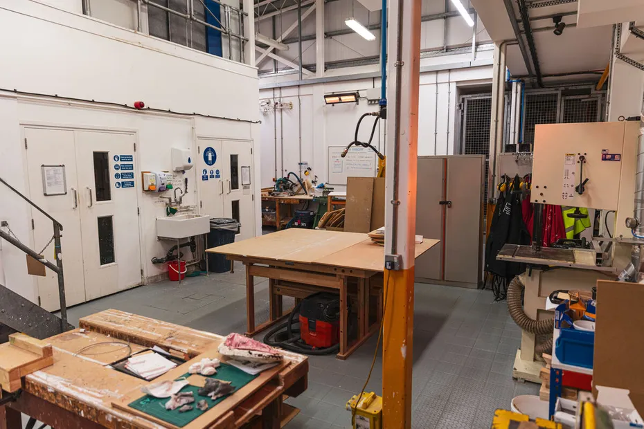Interior of the Wood Workshop
