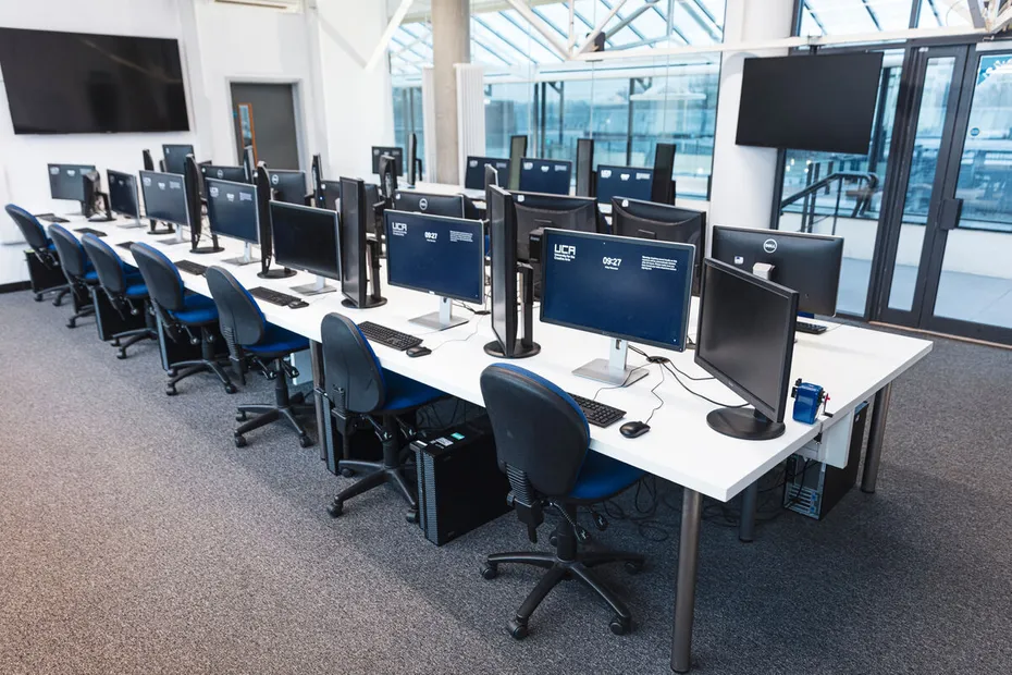 Interior of a PC Studio