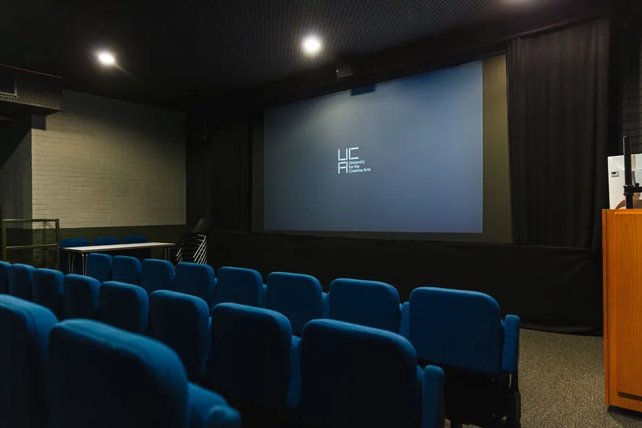 Interior of the cinema