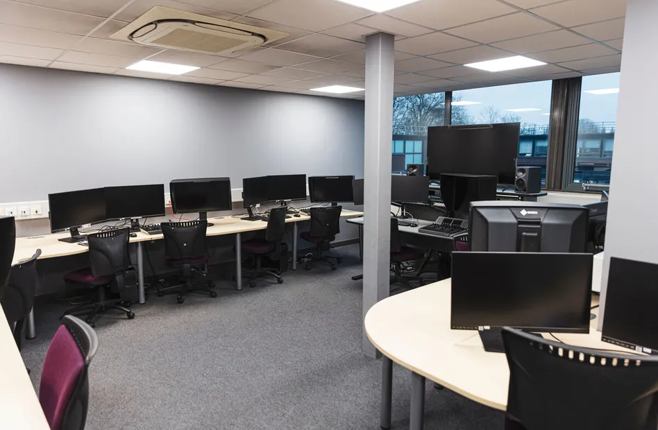 Interior of the Colour Grading/Finishing Suite