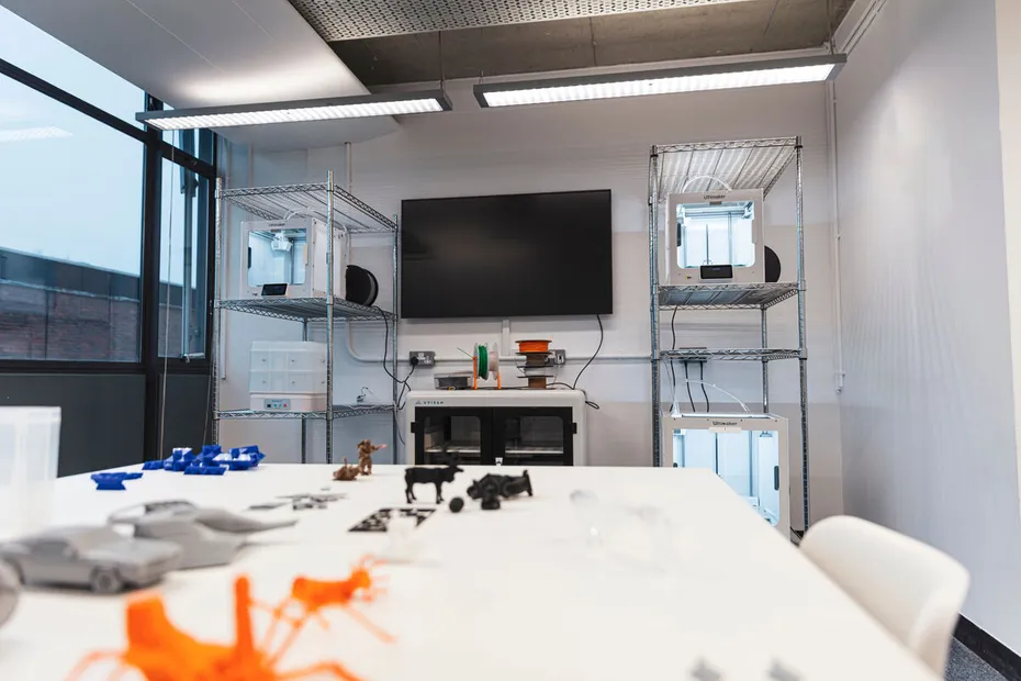 Interior of Prototype Lab, UCA Farnham