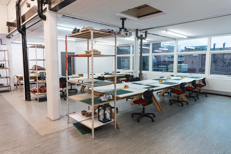 Interior of the Interior Architecture studio