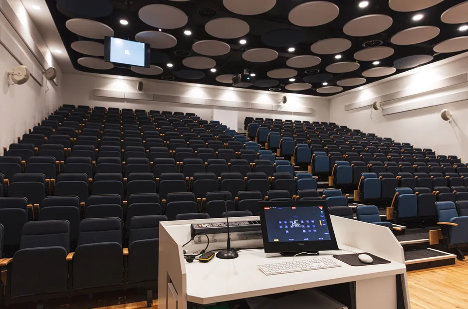Interior of a lecture theatre