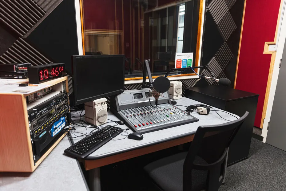 Interior of the Radio Studio