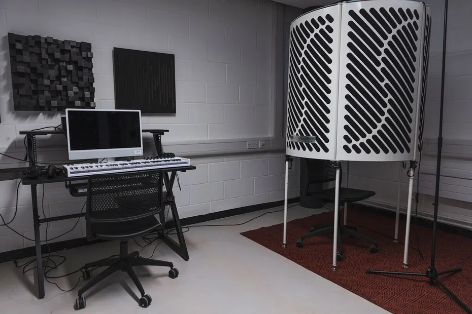 Interior of the Sound Studio