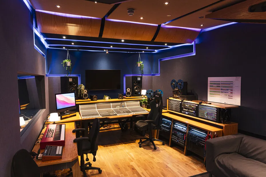 Interior of the Music Control Room