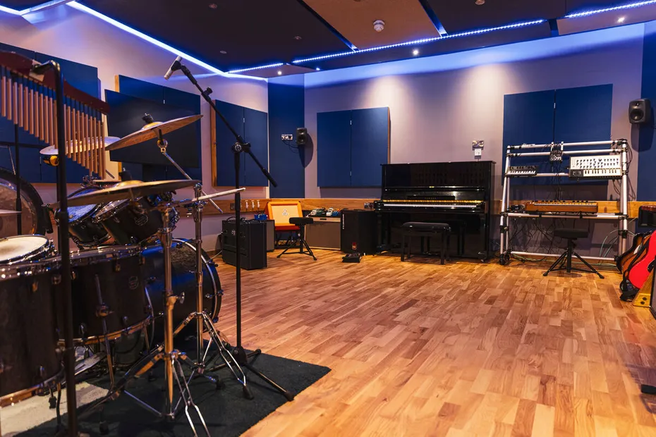Interior of the Live Music Studio