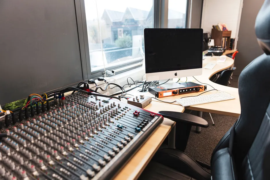 Interior of the Music Composition & Technology IT Studio