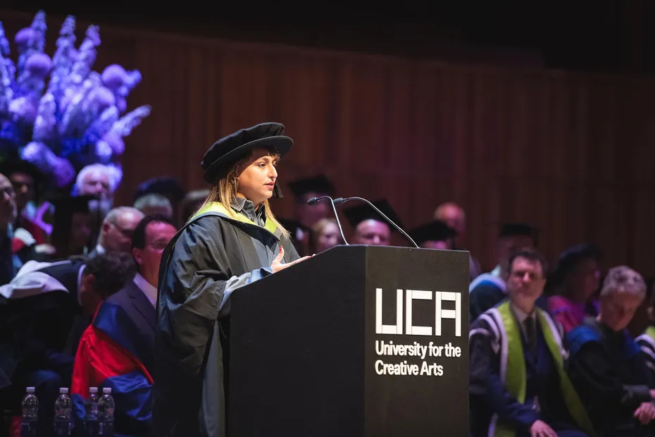 Sheikha Hoor Al Qasimi at UCA Graduation 2023