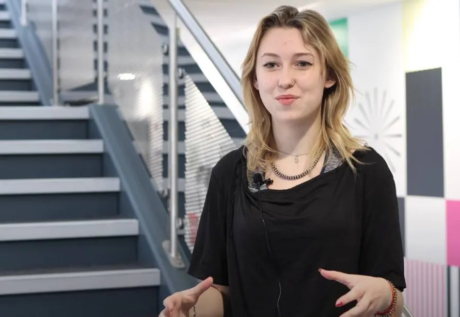 Games Animation student, Maddy, talks about their degree