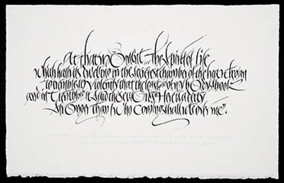 Page from the manuscript diary ‘The Book of Hours for the Vernal Equinox’. Ewan Clayton, 2004. © Ewan Clayton / Crafts Study Centre (2004.29.4)