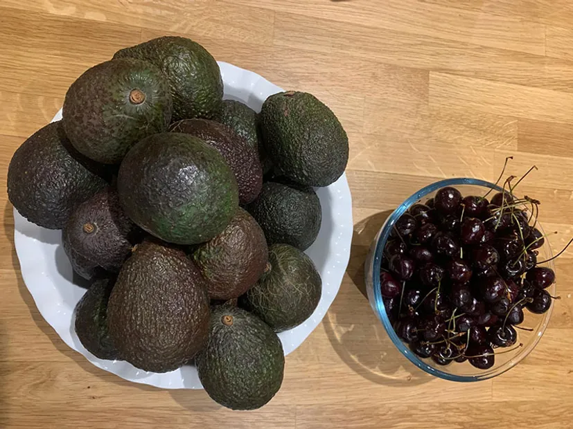 Avocados and Cherries