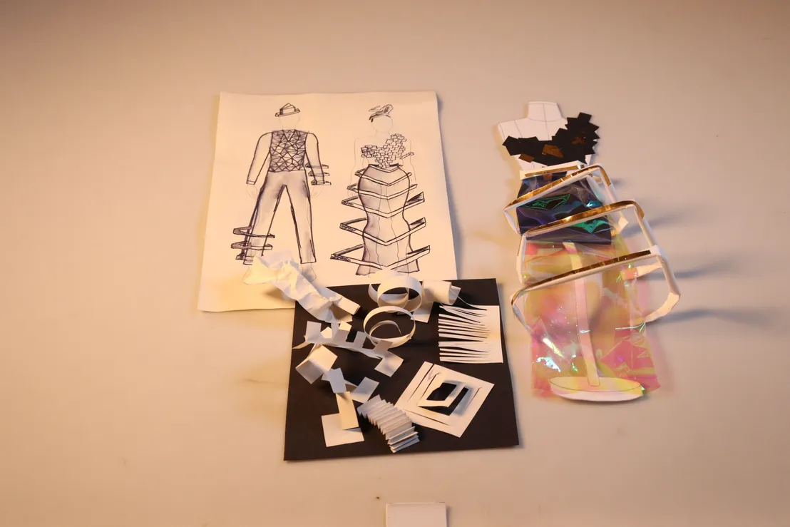 Outreach summer school fashion workshop