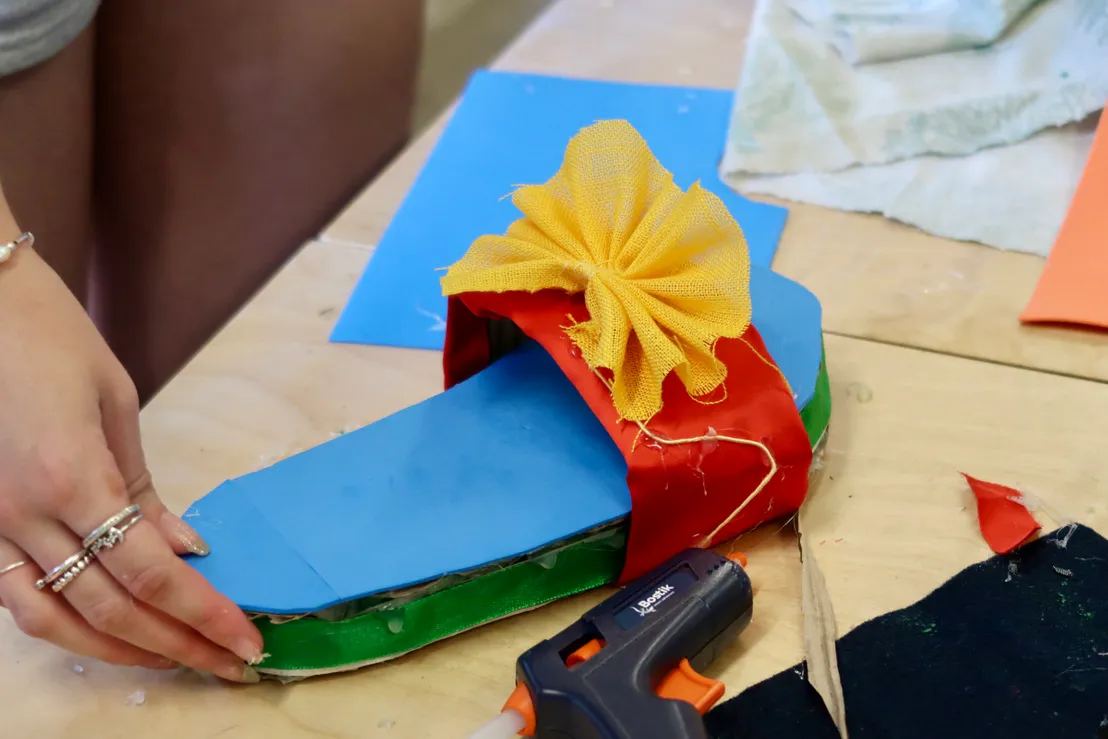 Outreach Summer School, shoe design workshop