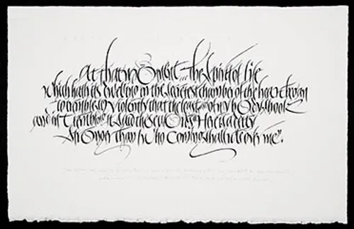Page from the manuscript diary ‘The Book of Hours for the Vernal Equinox’. Ewan Clayton, 2004. © Ewan Clayton / Crafts Study Centre (2004.29.4)