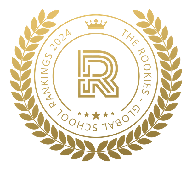A logo depicting an award by the Rookies, with laurel wreath