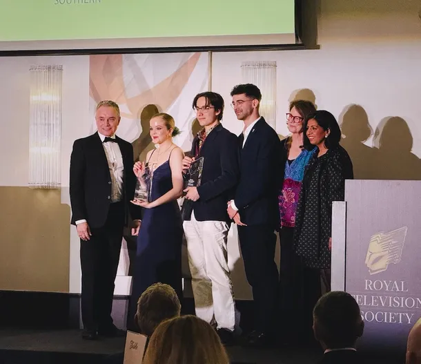 Tales of Exile team at RTS Southern Awards ceremony