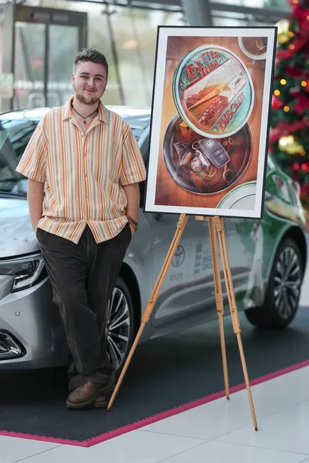 Lie Louie, Corolla Art Competition student winner.