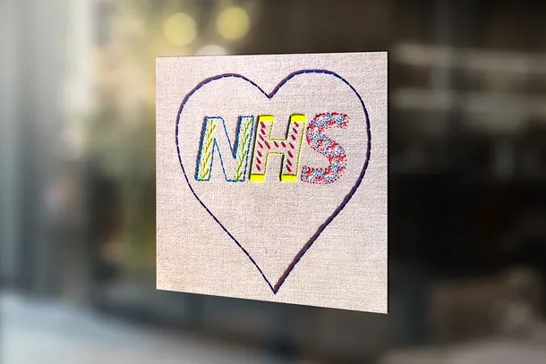 Lucy Martin’s NHS Embroidery Challenge