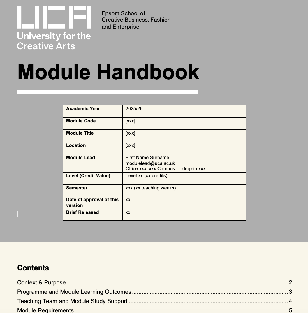 Module Brief