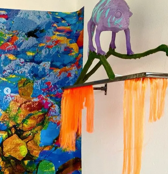 A still from Net: Camouflage by Jessica Wetherly