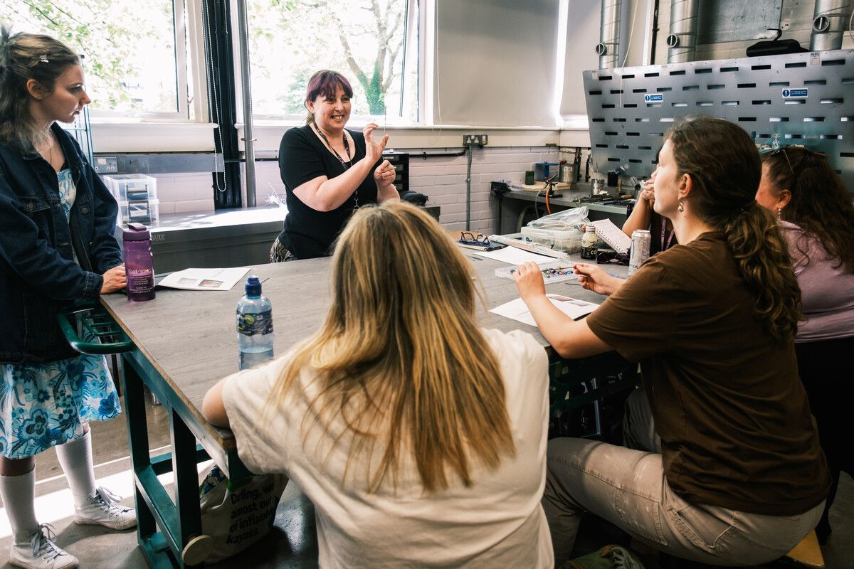 Glass Lampworking Workshop, UCA Farnham