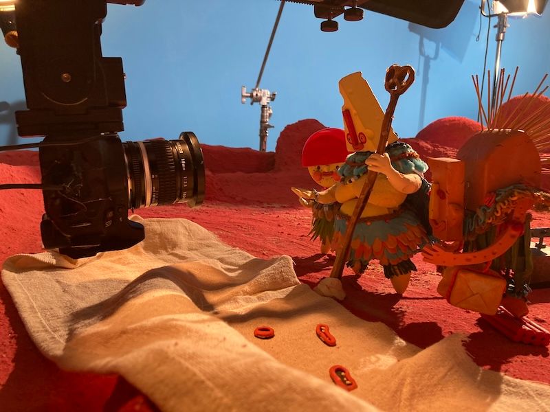 Death of the Gods, behind the scenes. © Leto Meade