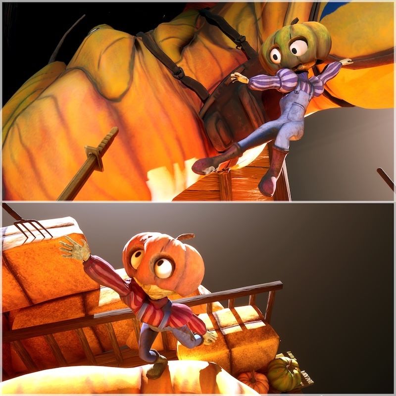 Caterpillar Farm Close Up. Matthew Taylor, Games Art