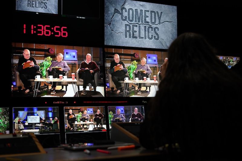 Comedy Relics. Produced by UCA Television Production students at Maidstone Studios