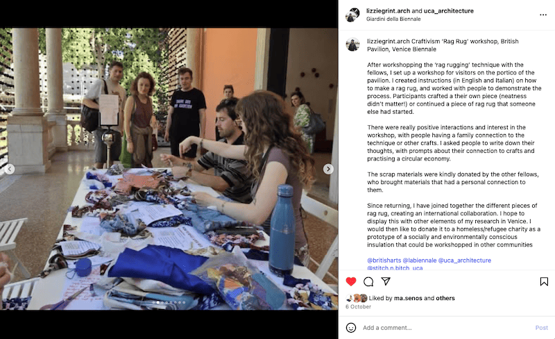 Lizzie Grinter - Venice Fellowship Programme 2025