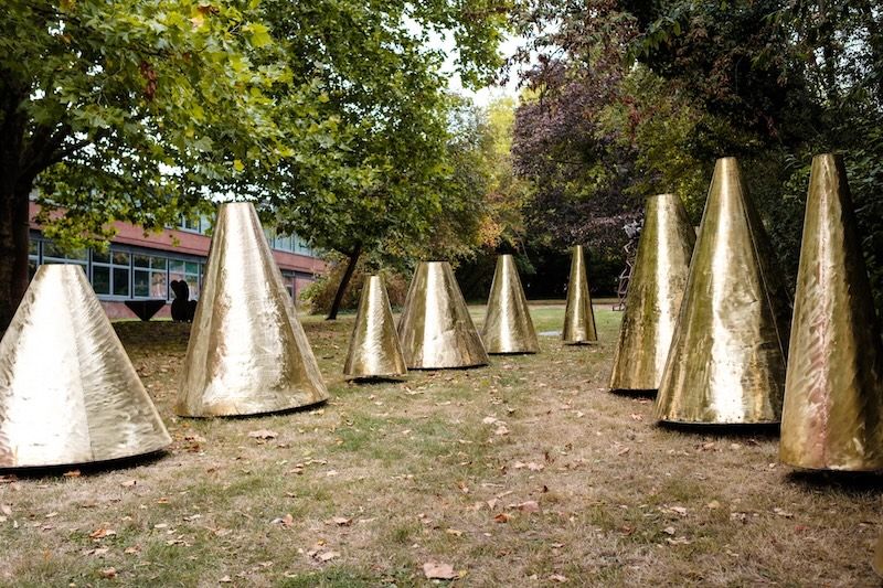 'A Hand's Turn', public art installation at UCA. By Natalie Bradwell and Livia Spinolo