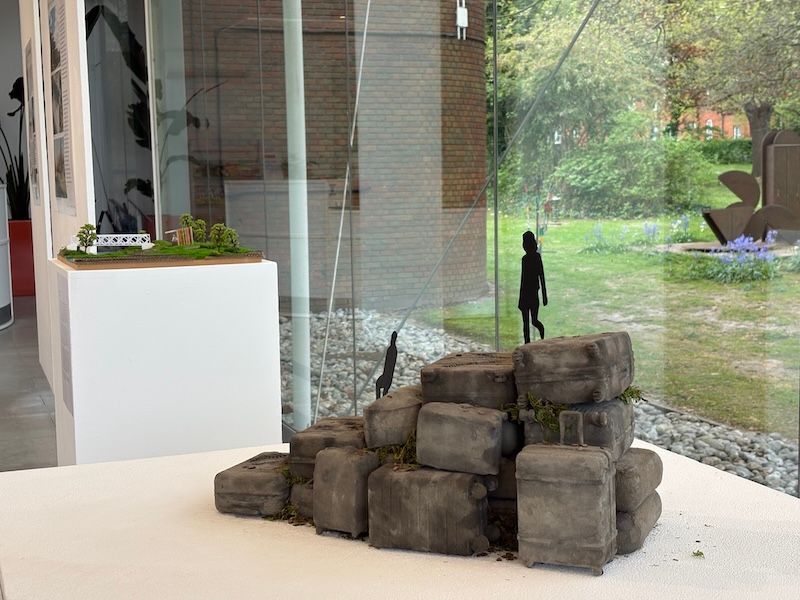 Farrow Public Art Award finalists: 'Ferns and Expectations' by Ivan Wai Laam Change and 'Rest/Dismount' by Ahmed U