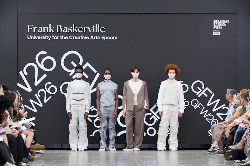 GFW Menswear Catwalk. Designed by Frank Baskerville BA (Hons) Fashion Atelier & Tailoring