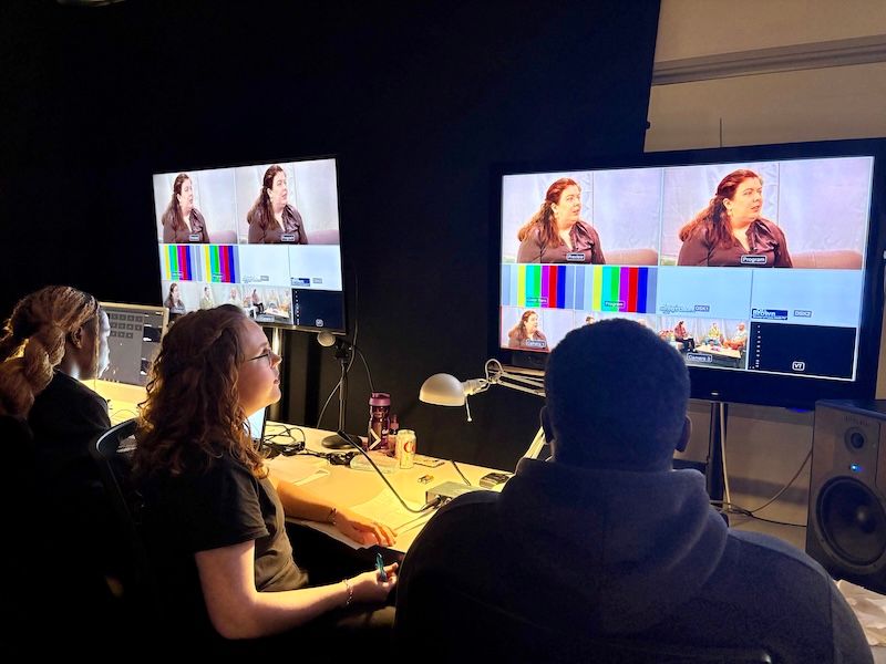 On Air, behind the scenes at UCA, Maidstone Studios