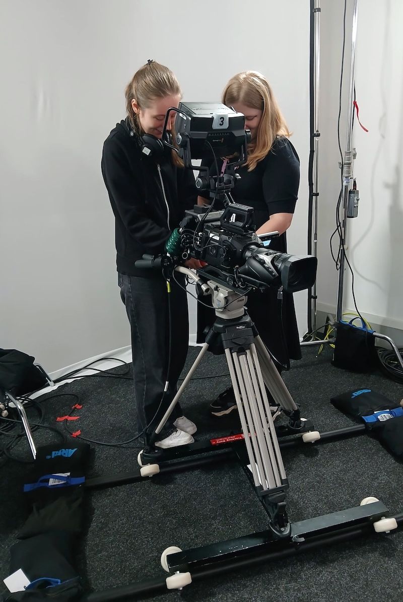 On Air, behind the scenes at UCA, Maidstone Studios